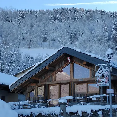 Chalet La Plagne Jacuzzi Vue Top Buitenkant foto