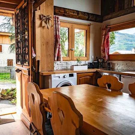 Chalet La Plagne Jacuzzi Vue Top Buitenkant foto